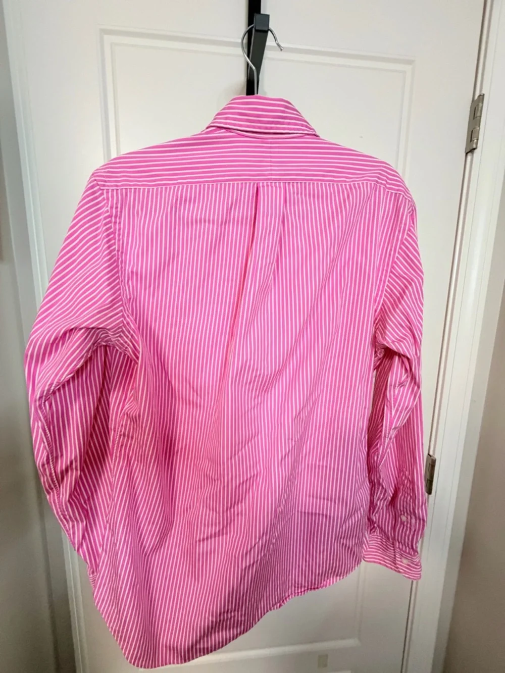 Ralph Lauren Pink and White Striped Button-Down Shirt - Picture 5 of 5